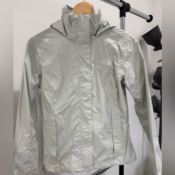 The North Face Jackets & Blazers - The North Face Rain Jacket. White. EUC.